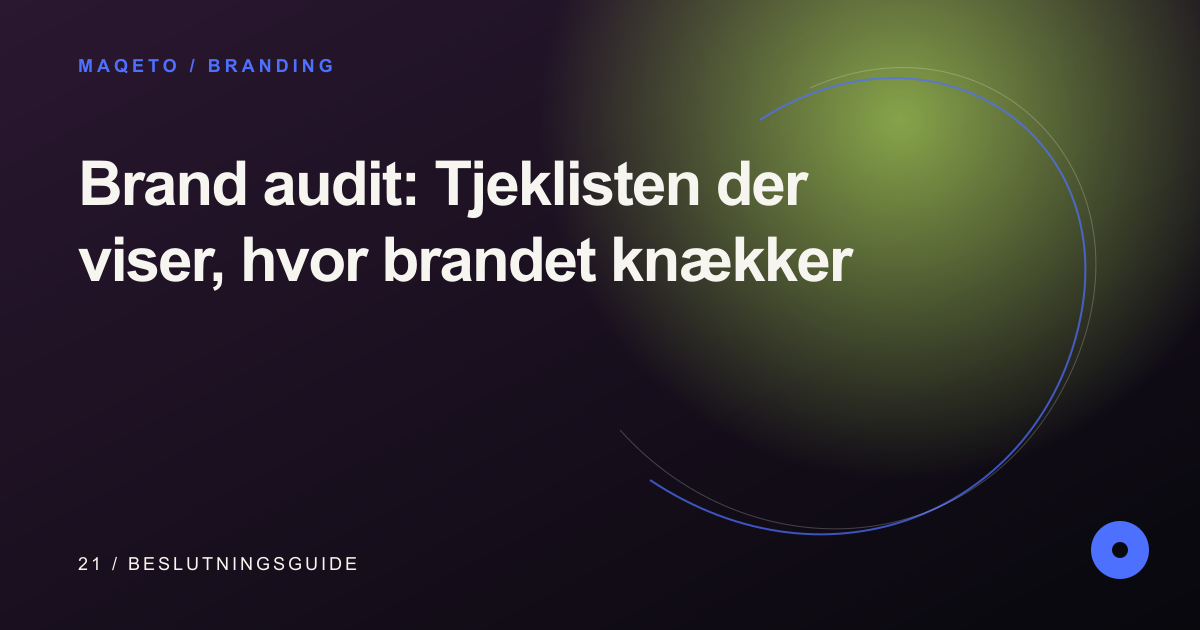Illustration zum Markenaudit: Die Checkliste, die zeigt, wo die Marke bricht