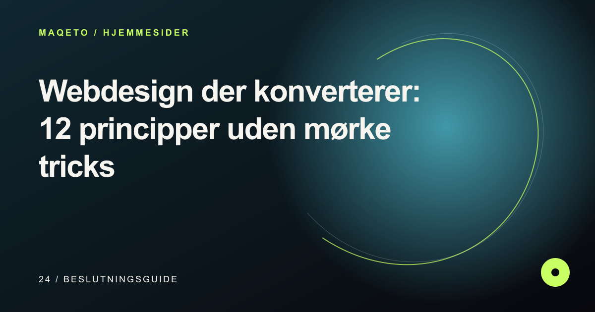 Illustration til Webdesign der konverterer: 12 principper uden mørke tricks