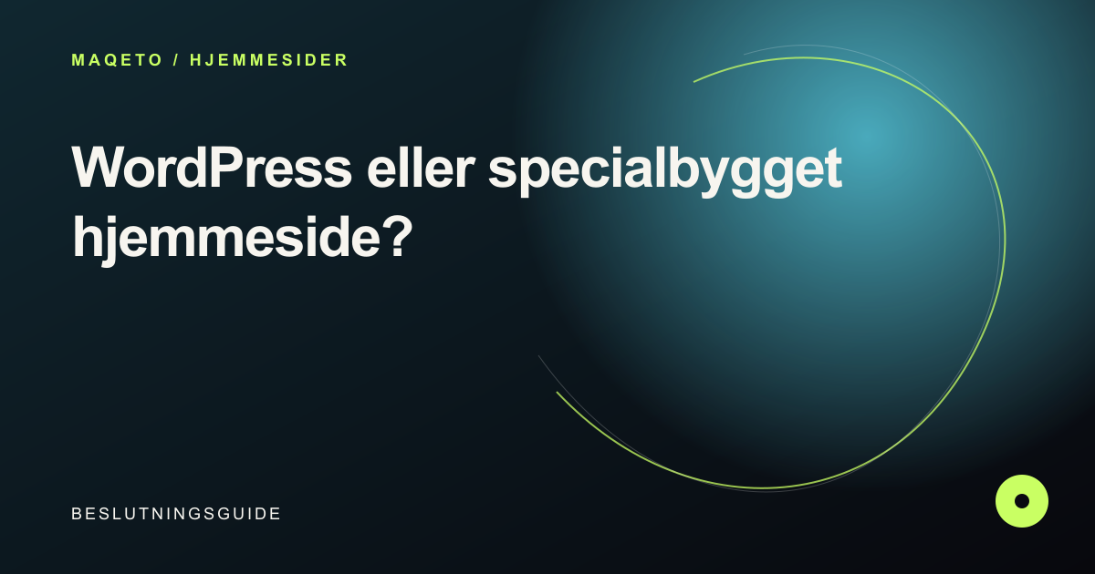 Illustration til WordPress eller specialbygget hjemmeside?